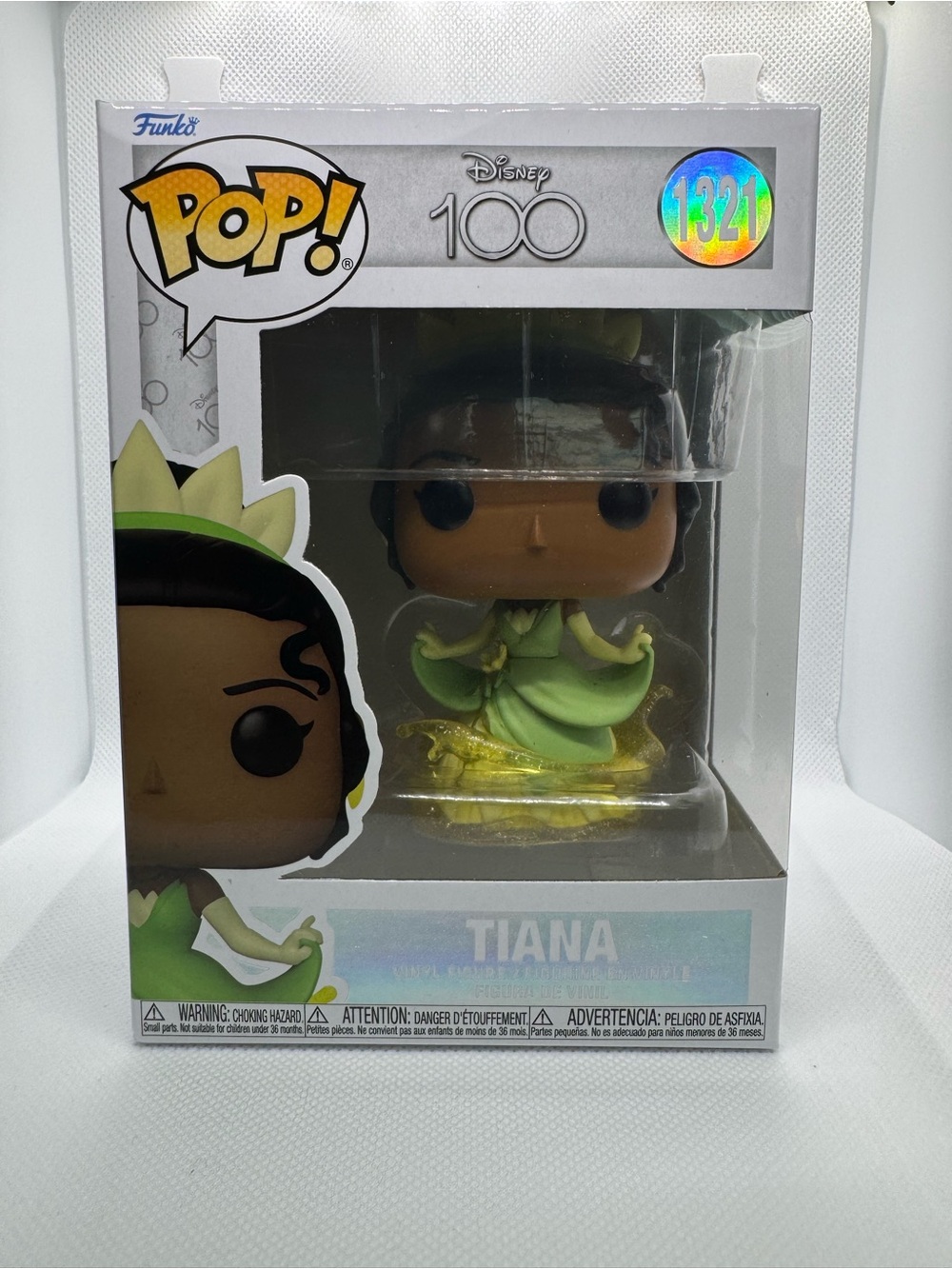 Funko POP! Tiana Green and Gold Disney 100 Vinyl Figure